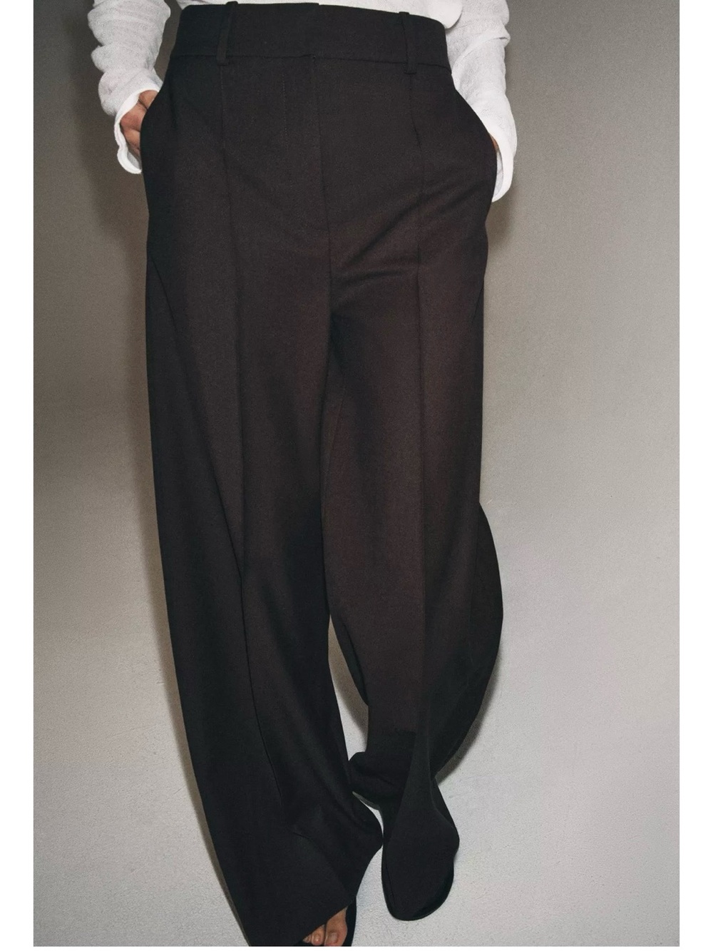 ZW Collection Minimal Wide-Leg Pants
